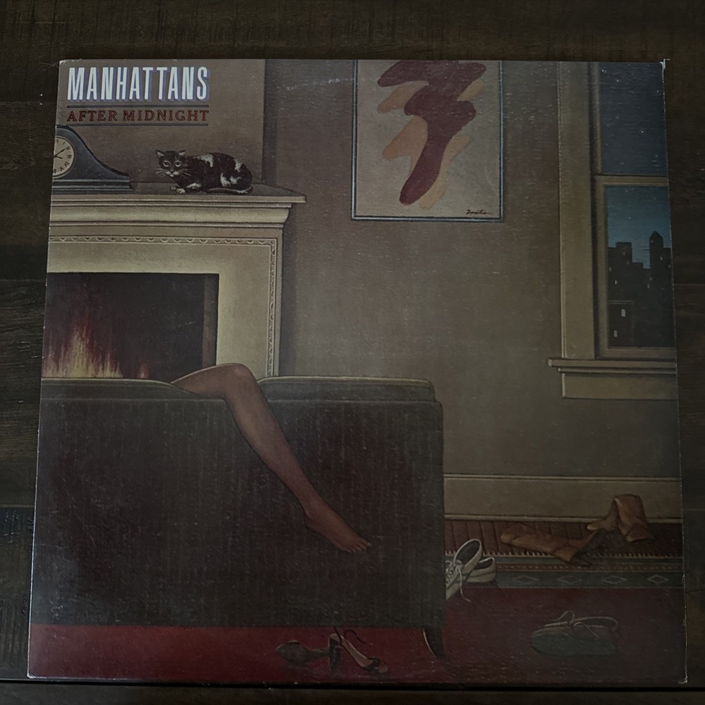The Manhattans After Midnight Vinyl‎ LP 1980 Columbia JC 36411 R&B Soul 33 RPM